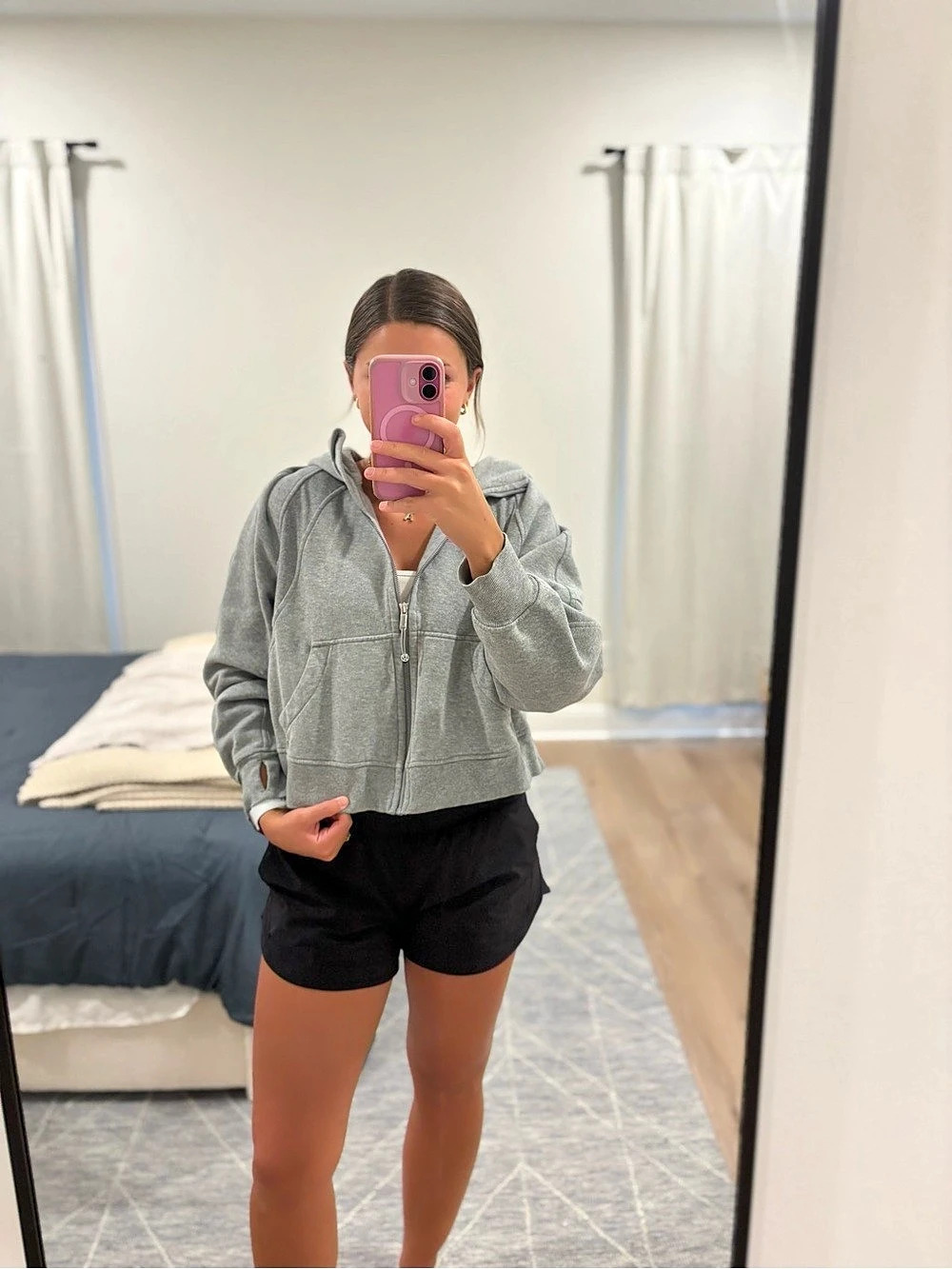 Lululemon Scuba Full-Zip Hoodie Gray Size Medium/Large